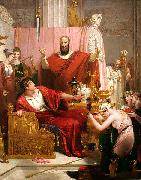 Richard Westall Sword of Damocles oil painting reproduction